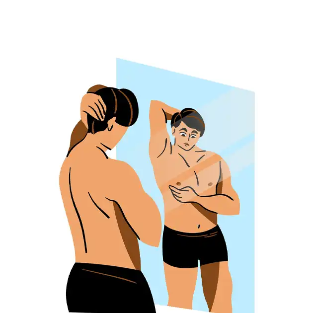 مرحله لمس کردن (ایستاده یا در حمام)